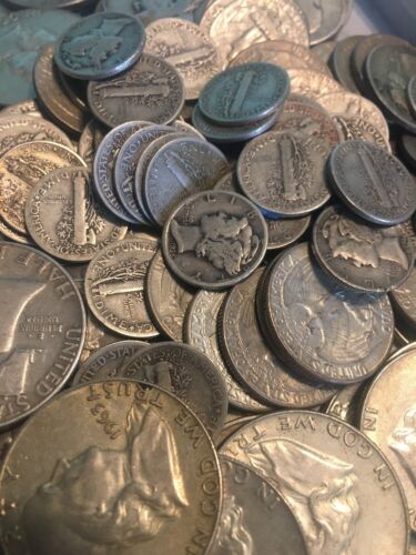 $1 Face Value - 90% Junk Silver U.s. Coin Lot - Half Dollars, Quarters Or Dimes