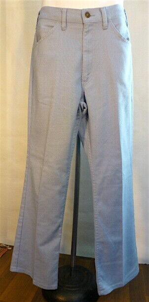 Levis Vintage Blue Sta Prest Nuvo Boot Cut Pants Size 33x28.5 Excellent Shape!!!